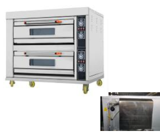 Horno Eléctrico de Piso DOBLE con CALDERA VAPOR